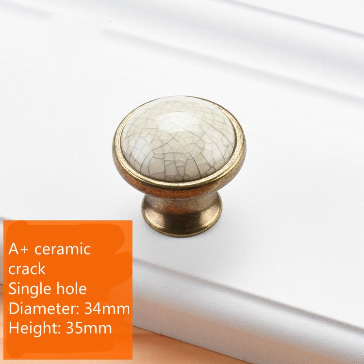 Шкаф Керамическая черная белая ручка Европейская алюминиевая ручка для двери шкафа Ящик Современная минималистская ручка Мебельная фурнитура