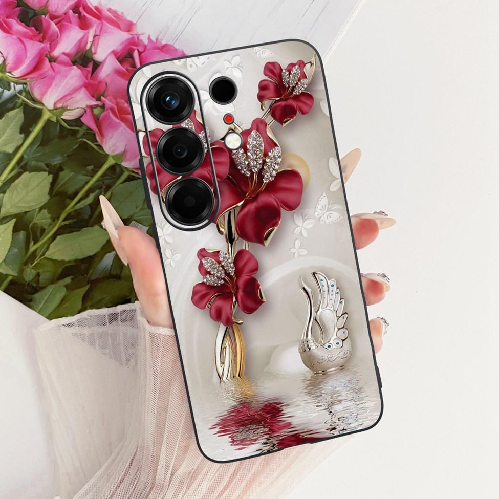 Чехол для Tecno CN5 Чехол для Tecno Camon 50 4G Модный Бабочка Милый Кот Крутой Расписной Мягкий Чехол для Телефона Для Techno Camon50 4G