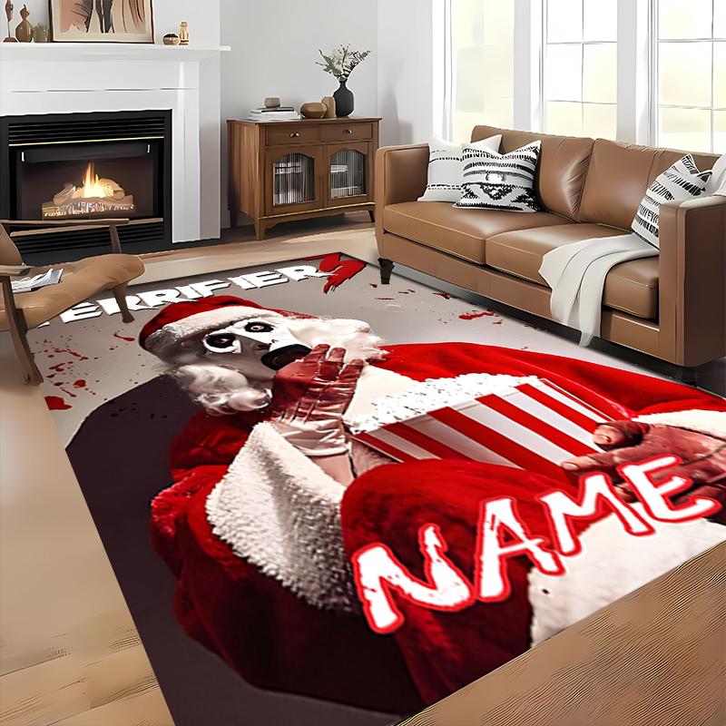 Custom personalization Terrifier Art the Clown Area Rug - Perfect For Kitchen, Bathroom,Laundry Room Decor Large Size Available,Gift All Seasons