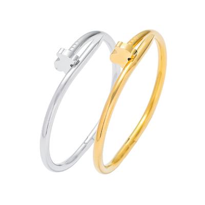 Женский браслет-гвоздь из нержавеющей стали «Медведь» – Стильный и простой европейско-американский дизайн