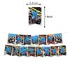 Monster Truck Party Decoration Disposable Tableware Plate Cup Napkins Truck Off road Vehicle Balloon Boy Birthday Party Supplies