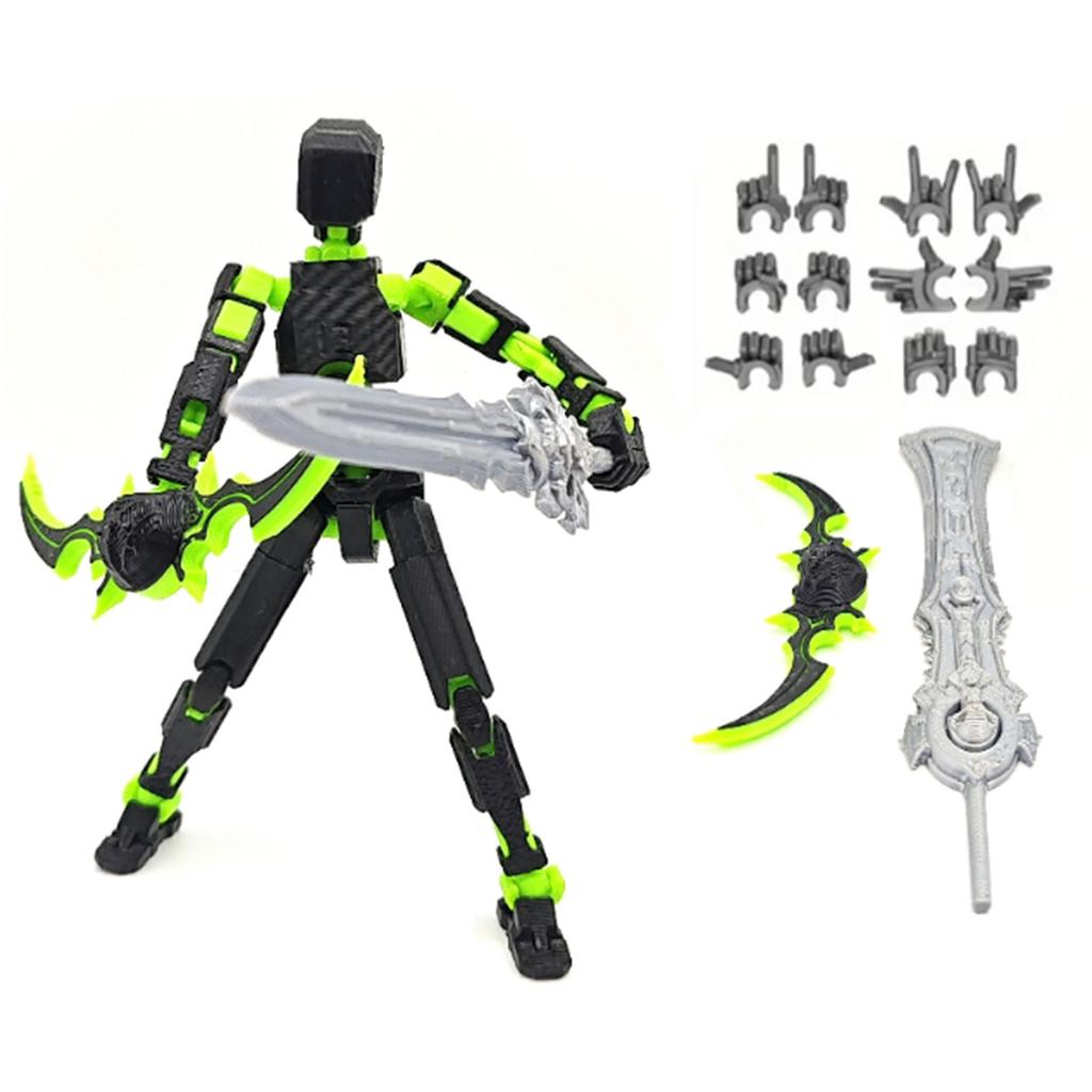 Mobile Doll Set, 3D Printed Titan Robot Mobile Doll, Posable Mobile Doll, Suitable For Collectors, Desktop Decoration