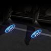 2PCS Car Laser Projector LED HD Induction Lamp Welcome Light for Mondeo 2007-2013 Mustang ST RS Ford Max 2007-2008 Focus 2 F150