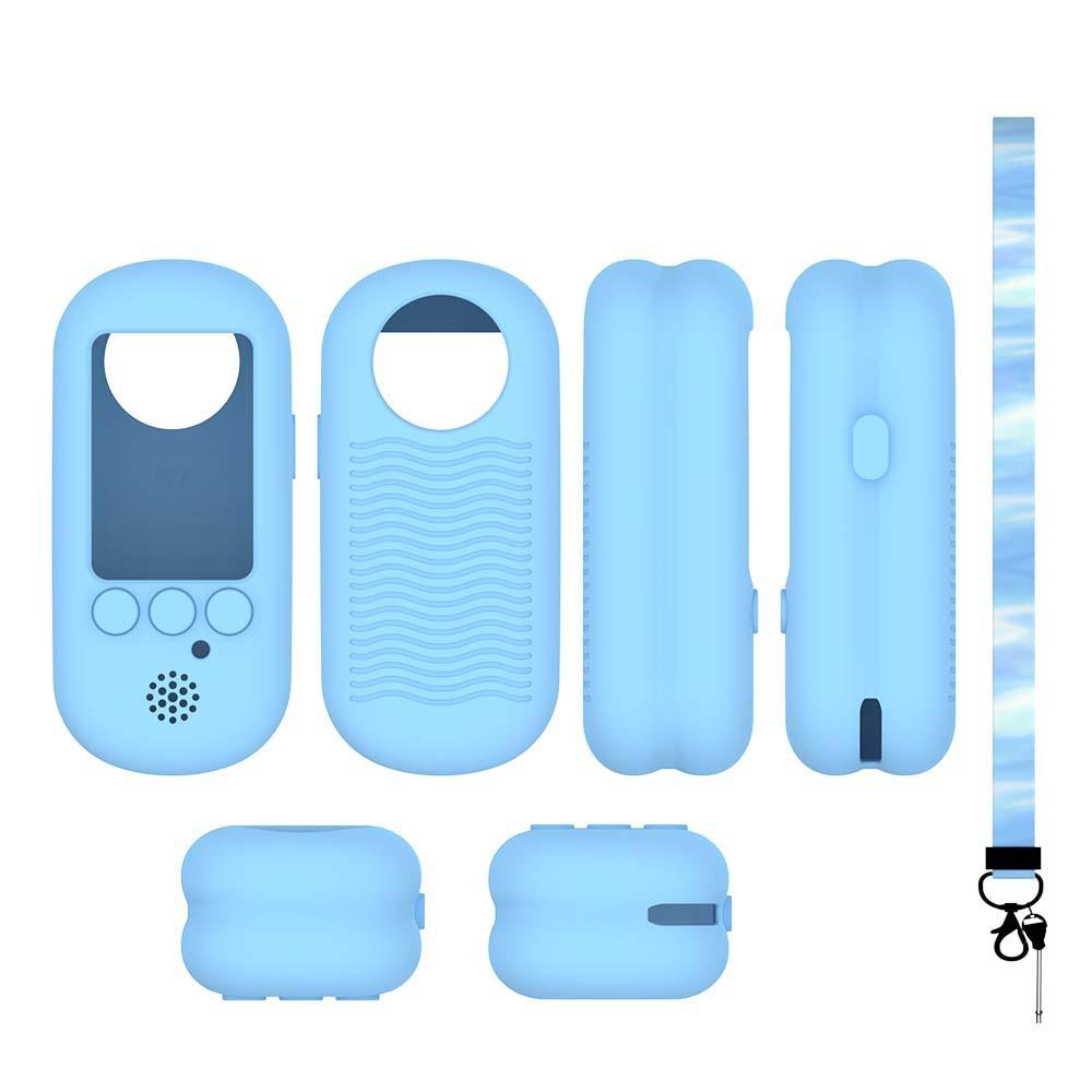 Silicone Camera Sleeve Case with Lanyard Soft Shell for Takara Tomy Funshot Outdoor