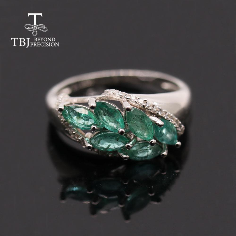 Новые серьги-кольца с натуральным изумрудом, комплект ювелирных изделий, легкие роскошные модные женские изысканные ювелирные изделия из стерлингового серебра 925 пробы