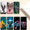 MH8 Animal Elephant Phone Case for Motorola Edge 20 30 S30 40 50 Fusion Lite Plus Pro Neo Ultra One Power Action Macro Hyper Vision Zoom
