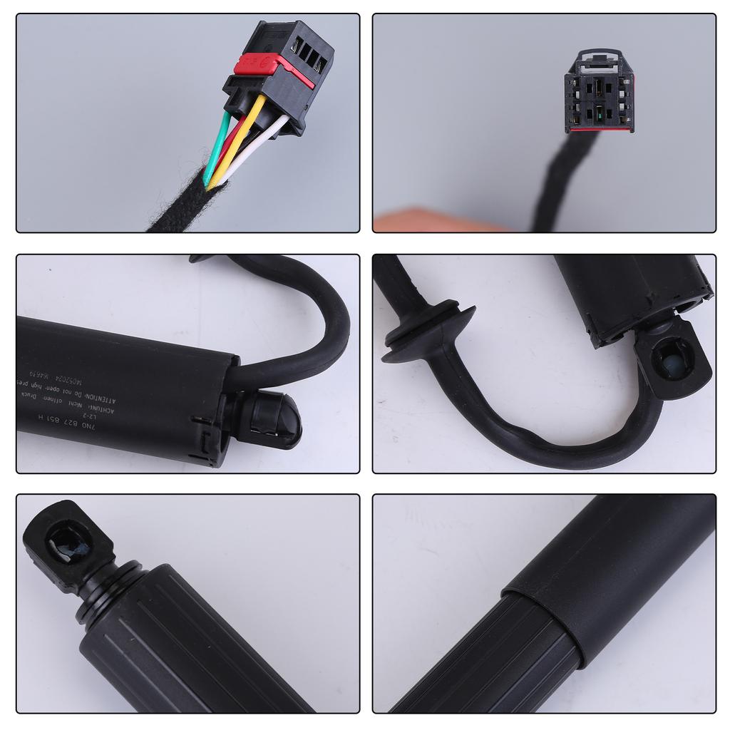 2 шт. Приводной блок Пружины газового давления задней двери Совместимы для VW Sharan 2010-2018 TN