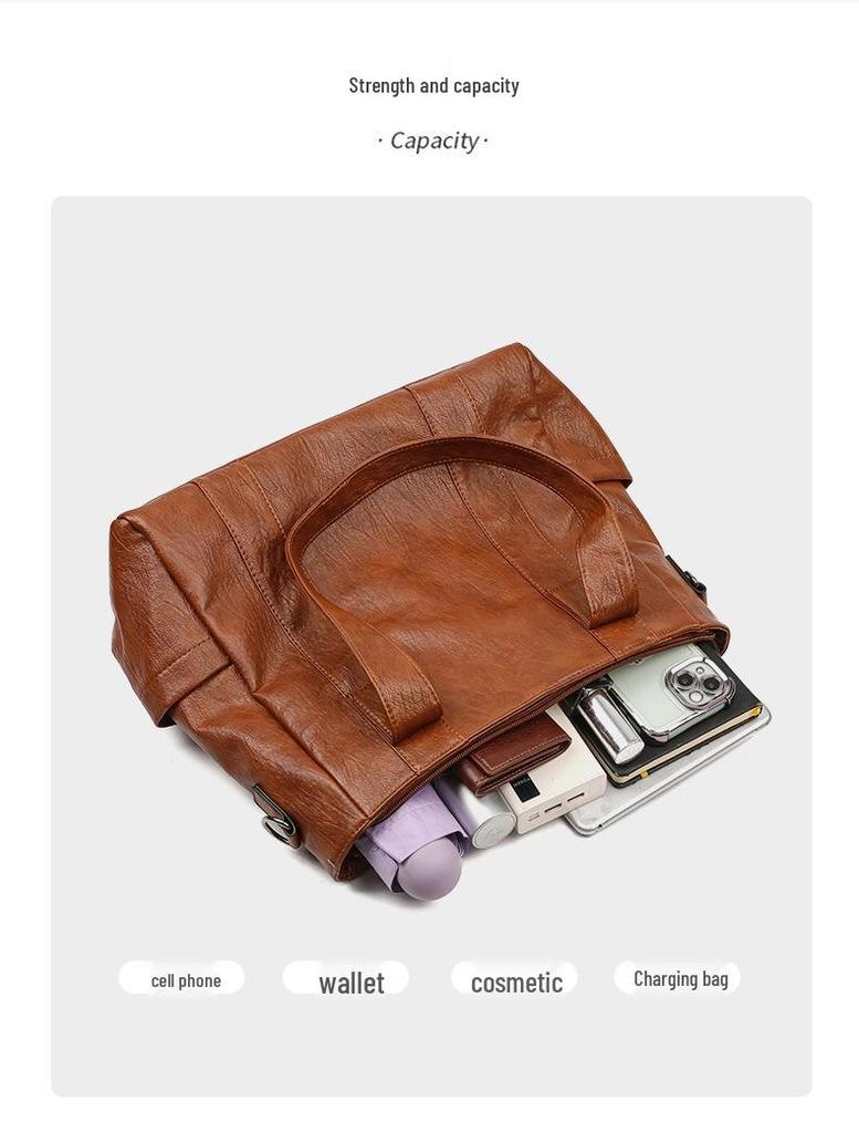 Набор женских сумок 2025 года для матери и дочери - Однолямочная и ручная сумка большой вместимости