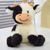 Cow Plush Stuffed Animal Toy 9 Inch Cow Plush Keychain Fluffy Cow Portable Stuffed Toy Perfect Birthday Gift