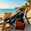 Juventus Customizable Name Beach Towel High Absorbency & Quick-Dry