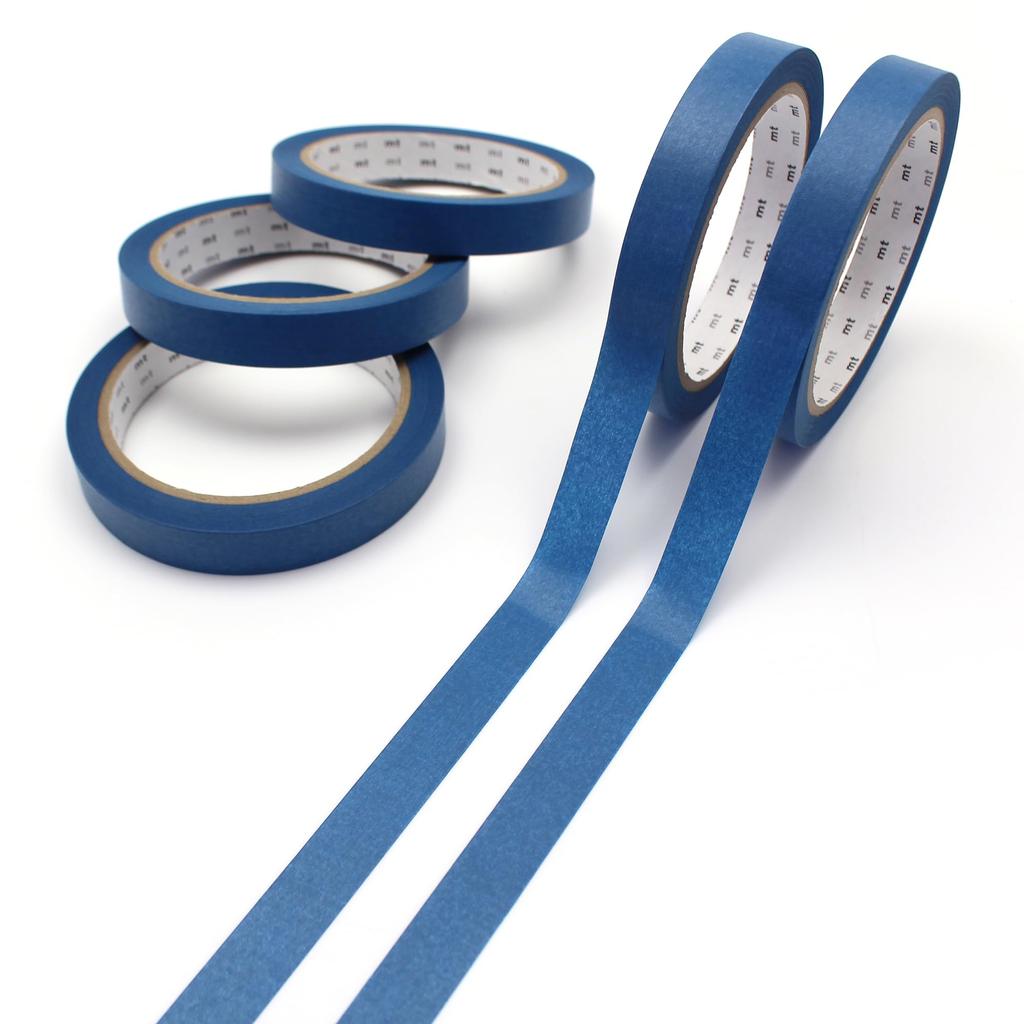mt masking tape mt Large Core Duck Blue Masking Tape Adhesive Washi Paper 5-Pack / (Strong / / Plain)