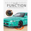1/18 Nissan R34 GTR Увеличенные Коллекционные Украшения Литой Из Сплава Модель Автомобиля GTR Съемные Колеса DIY Гоночная Модель Подарок Мальчику
