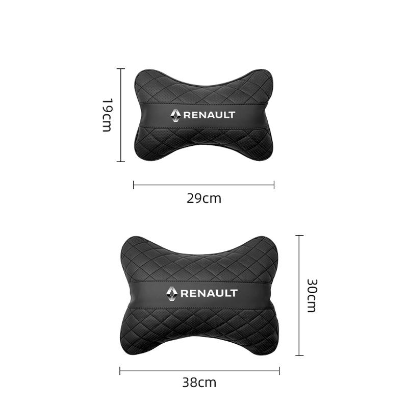 Car Seat Head Support Cushion Lumbar Pillow Interior Accessories For Renault RS Megane 2 3 4 Clio Trafic Twingo Scenic 2 Captur S444