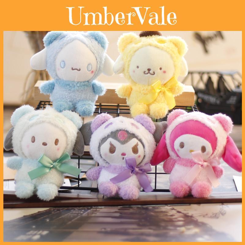 Милая плюшевая кукла My Melody, ультрамягкая мягкая игрушка, брелок, подвеска для сумки