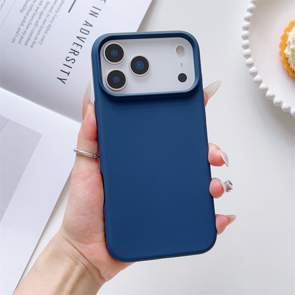 Матовый Чехол Конфетного Цвета для iPhone 17 Air 16 16E 15 Pro Max Жидкий Силикон Ударопрочный Защитный Ощущение Кожи Прочный Чехол