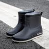 Women's Mid-Tube Lightweight Waterproof Rain Boots - European & American Fashion