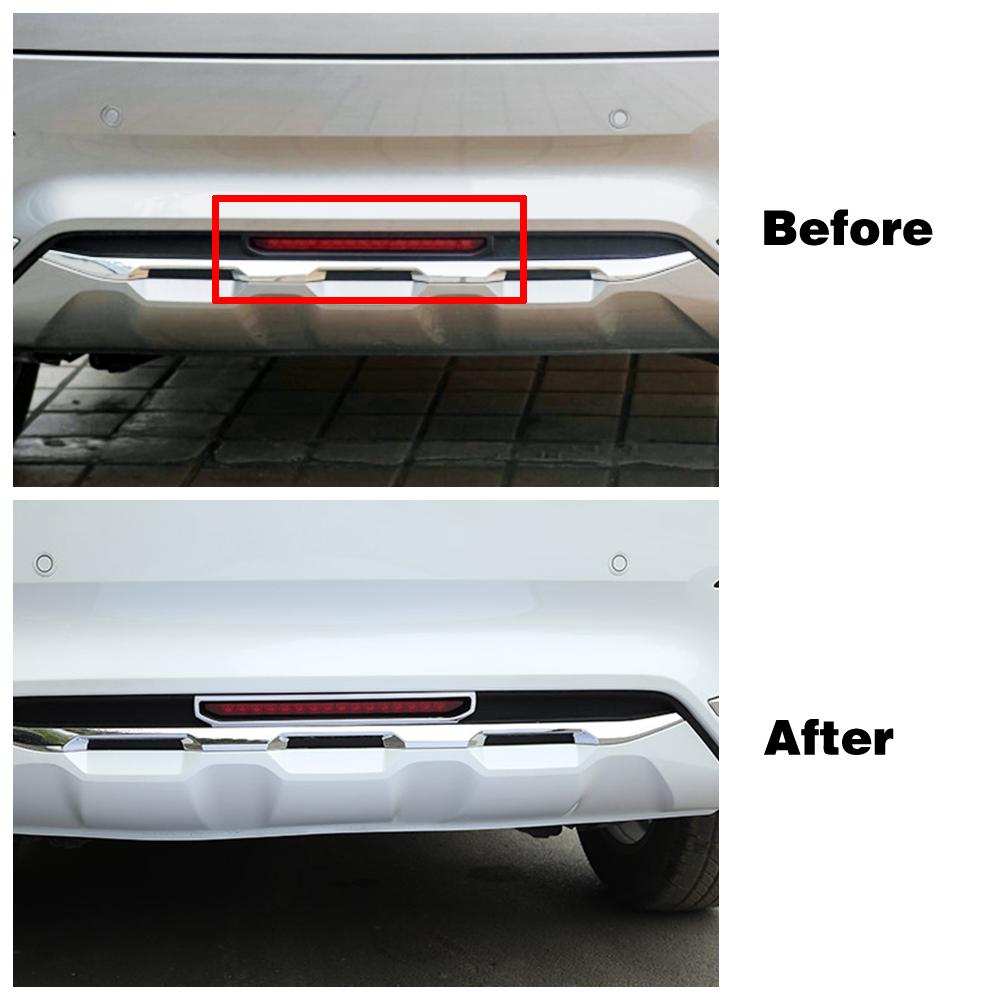 Для Haval F7 F7X 2018-2024 автомобиль задний стоп-сигнал рамка отделка нержавеющая сталь декоративная наклейка хромированный стиль внешние детали