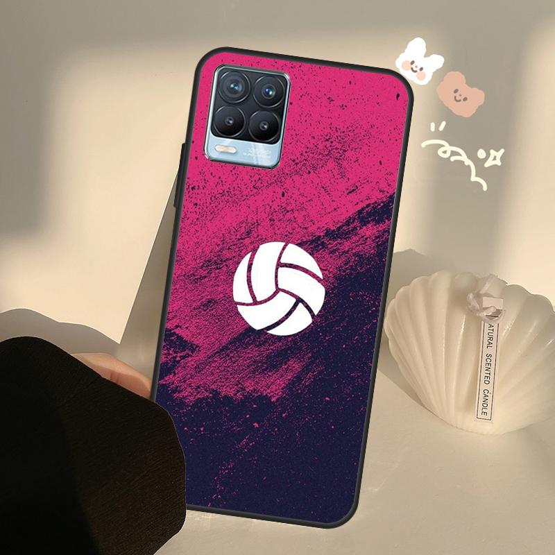 Volleyball Sport Case For Realme C63 C61 C55 C51 C53 C25 C65 C67 C71 C75 11 12 13 14 15 Pro Plus GT6 GT7 Pro