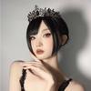 Королева Стразы Барокко Принцесса Тиара Корейский Стиль Повязка Женские Аксессуары для Волос Корона Невесты