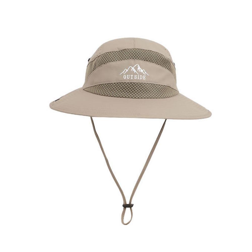 Quick-dry Folding Bucket Hat Nylon Sun Hat Casual Hiking Cap Travel