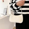 Corduroy Underarm Bag Casual Women Shoulder Bags Travel Armpit Shopping Pouch Phone Pouch Zipper Female Handbag Clutch