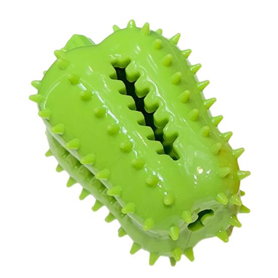Tough Dog Toys for Small Medium Large Dogs Spiky Chili Chew Toy, Treat Dispenser Interactive Rubber Toy Teeth Cleaning, Mental Stimulation