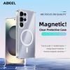 Для Magsafe Магнитный Чехол для Телефона для Samsung Galaxy S25 Edge S25 Ultra S25 Plus A07 A17 Ударопрочный Прозрачный Жесткий Чехол Мягкий