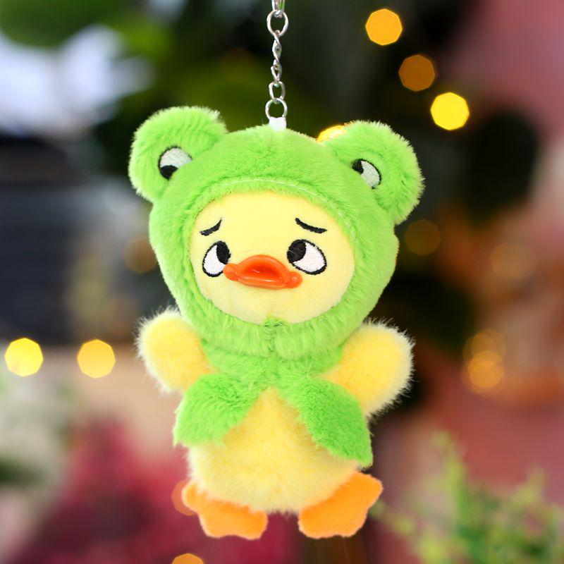 Creative Cartoon Annoyed Duck Plush Toy Pendant - Little Duck Bag Charm