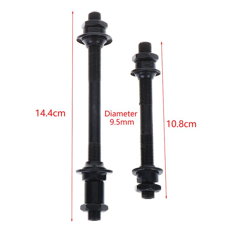 NEW 1/2Pcs Bike Hub Shaft Mountain Bike Hollow Quick Release Steel Hub Axle Bike Modification Accessories
