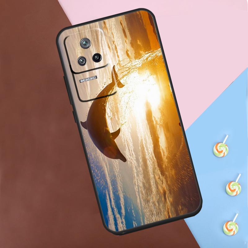Чехол Океанский Дельфин для Xiaomi 13T Pro 14 12T 11T 12 13 Lite POCO F5 X3 X4 X5 X6 Pro M6 F3 F4 M5s