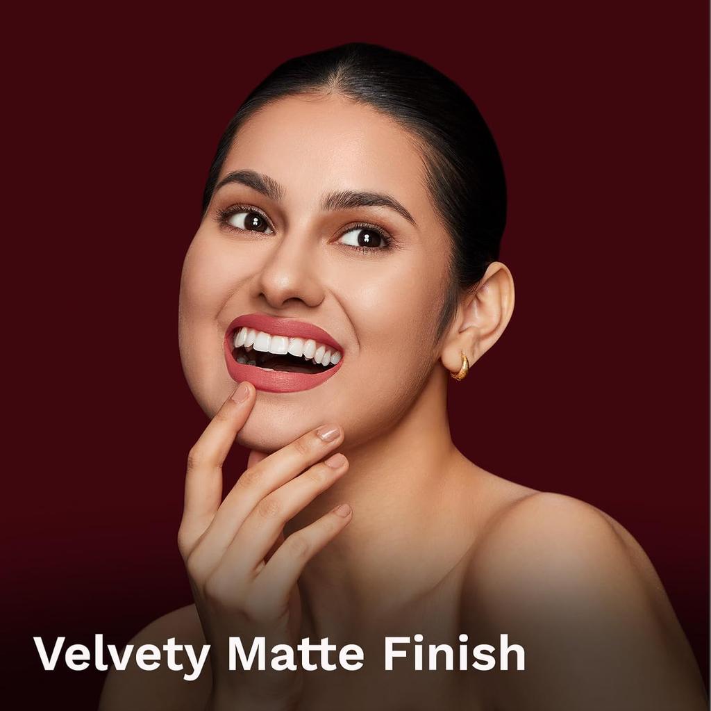 Pilgrim Matte Me Up Губная помада-пуля 4,2 г Кремовая Легкая Бархатно-матовая SPF 30 Стойкая Не сушит Розовый романс -14