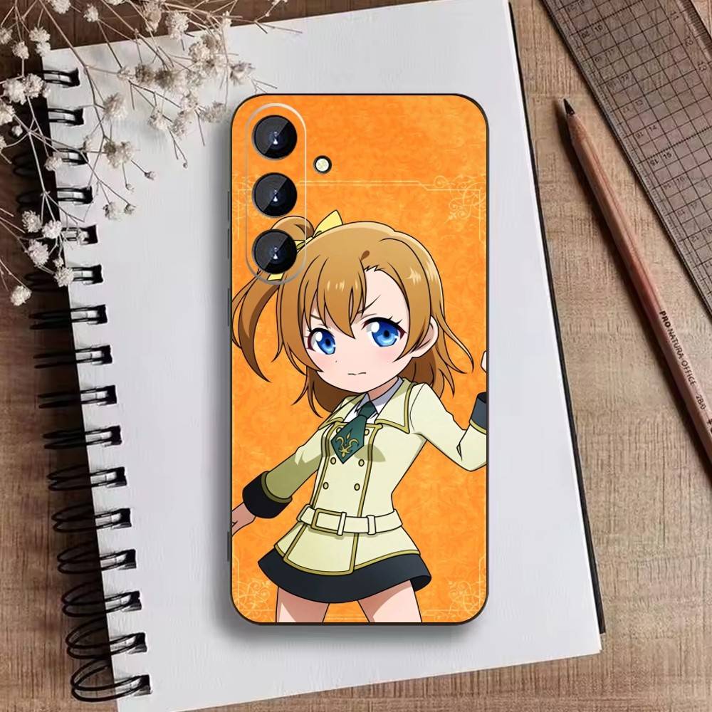 Чехол для телефона L-Love live-Kousaka Honoka Для Samsung Galaxy A73,A72,A71,A70,A52,A51 Другие Мягкий черный чехол