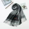 Autumn And Winter New Scarf Women'S Thickened Imitation Cashmere Versatile Student Friendly Shawl Long Checkered Scarf