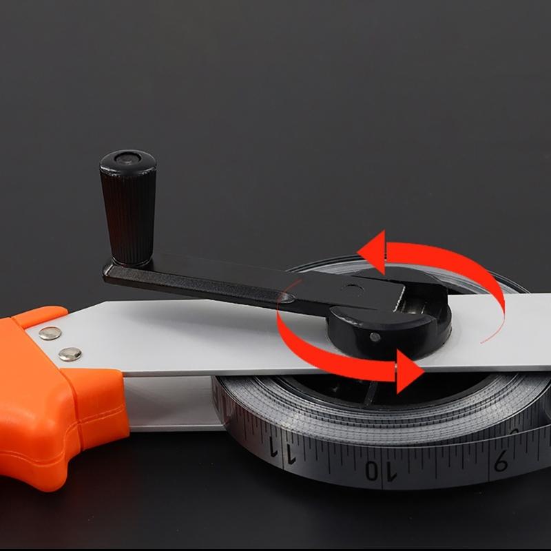 Масломерная лента с латунным лотом, двухсторонняя шкала, стальная масломерная лента для точного измерения глубины в резервуарах