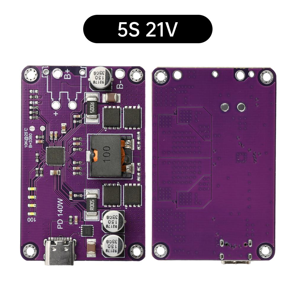 140W Fast Charging Power Module for 3S 4S 5S 6S Lithium Battery PD3.1 Type-C Interface Charging And Discharging Module