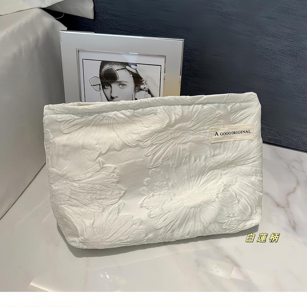 VivaViva Makeup Large Stylish and Cute Square Cosmetic Storage Travel Portable Heart Women's Pouch, Capacity, Pouch, Pouch, Pouch, (Pink Pattern)