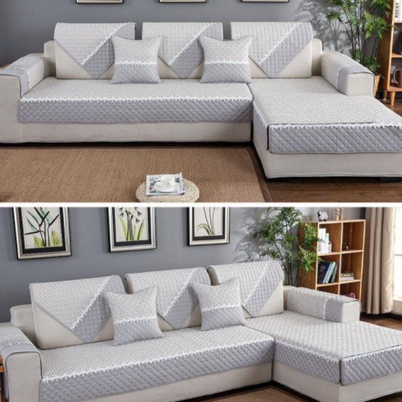 Высококачественный чехол для дивана, Полотенце для дивана, однотонная хлопково-льняная ткань, чехол для дивана, в наличии четыре сезона, полотенце для дивана