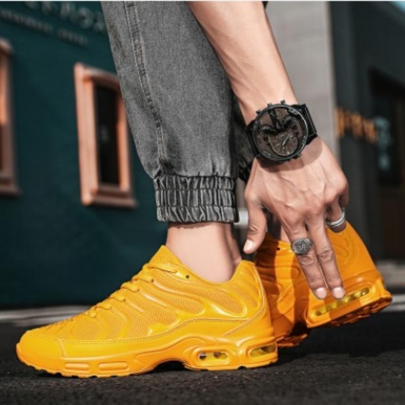 Large Size Casual Sports Breathable Lightweight Trendy Men's Shoes Comfortable Breathable Lace-Up Heighten Breathable Versatile