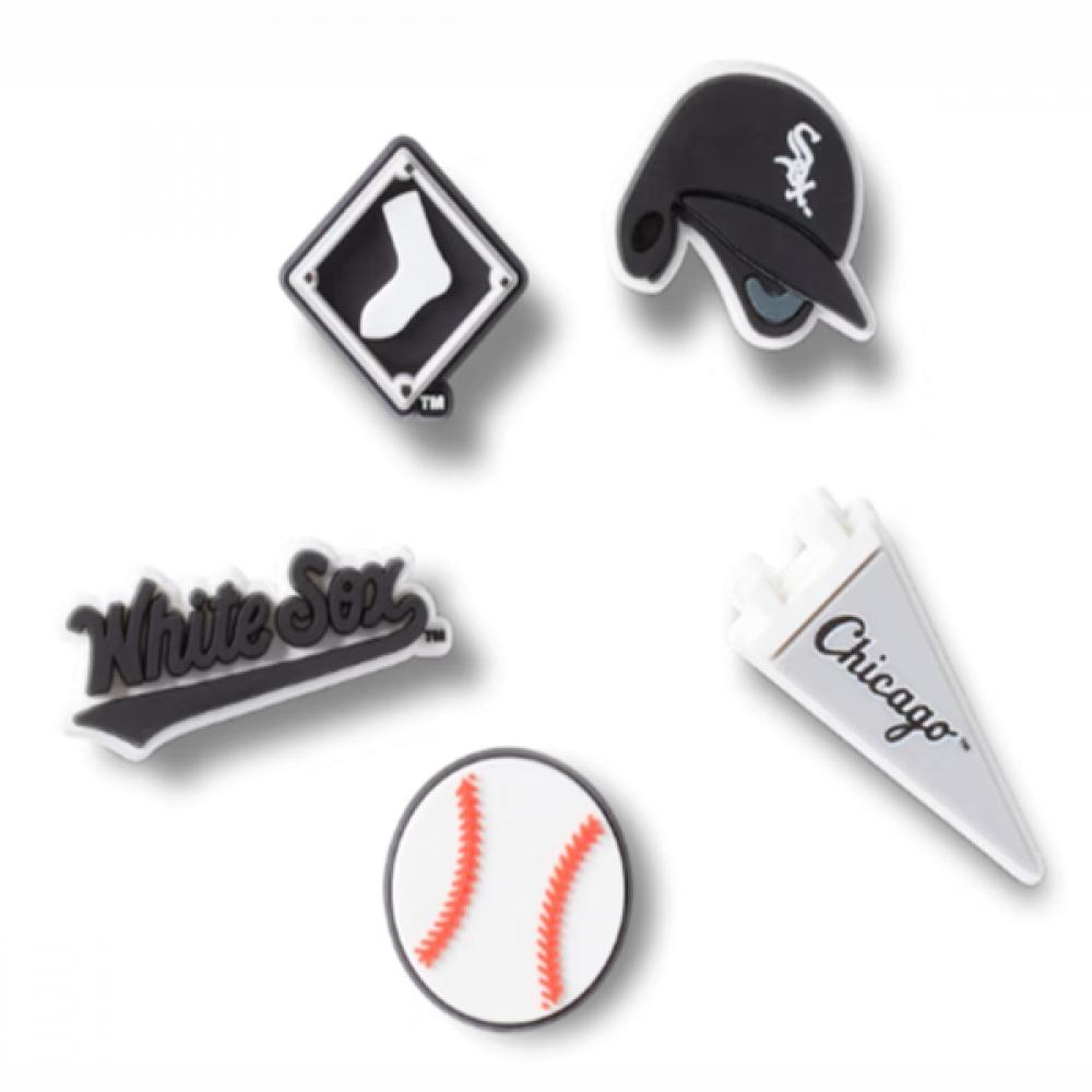Crocs Mlb Chicago White Sox Zibbitz 5 Piece Set 10012711