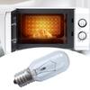 2Pcs E17 Oven Bulb High Temperature Resistance Professional Glass Microwave Stovetop Oven Lamp for Dryer