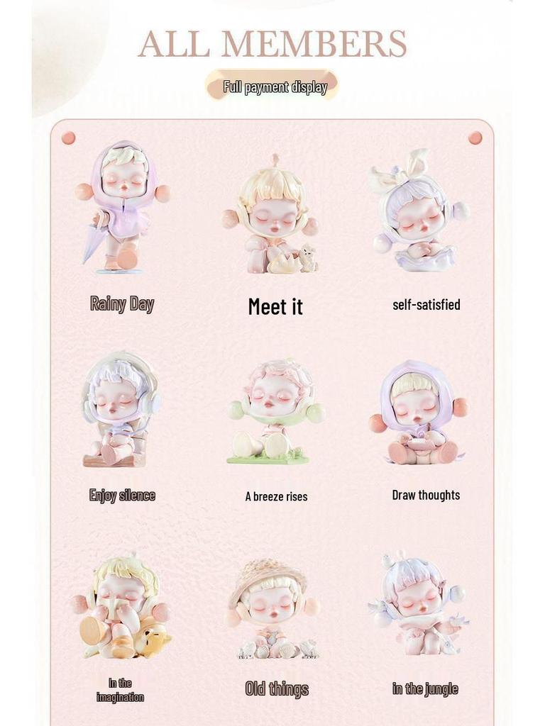 Pop Mart Серия Температура Фигурка Кукла Игрушка Машинка Украшение Сувенир