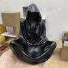Hermit Resin Statue Crafts Ornaments Crystal Ball Holder Sphere Display Stand Pedestal Living Room Home Decor