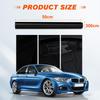 Solar Car Window Tint Film VLT 1% 5% 15% 25% 35% 50% Privacy Black Dark Window Film Car Window Sunshade Darkening Foil For Car