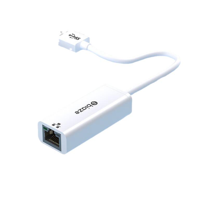 Сетевой адаптер Biaz USB to RJ45 - 100M проводной, конвертер без драйверов для сетевого порта компьютера