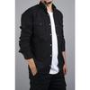 Мужская джинсовая рубашка Slim Fit, черная