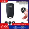 GLC GLB 2/5/10 шт. Наклейка на брелок автомобиля Алюминиевый значок Наклейка Для Mercedes Benz W206 W220 W210 W168 GLC W126 W140 W169 W177 W2