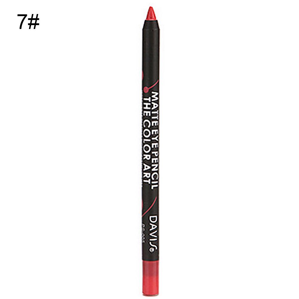 Puntos Водостойкая стойкая помада-карандаш 12 цветов Шелковистая матовая подводка для губ Косметика