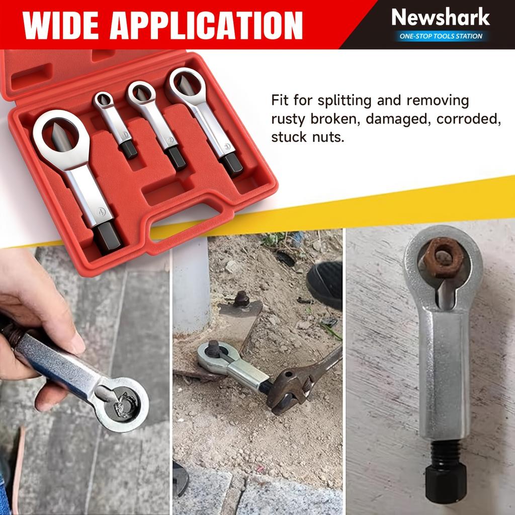 1Pc Dismantle Rusty Nut Breaker, Screw Separation, Disassembly Splitter, Sliding Tooth Screw Cap, Disassembly Set Breaker, Handheld Rusty Nut Breaker