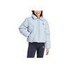 adidas FW24 Crop Down Series Водонепроницаемая теплая спортивная повседневная хлопковая куртка женская куртка синего цвета JG5933