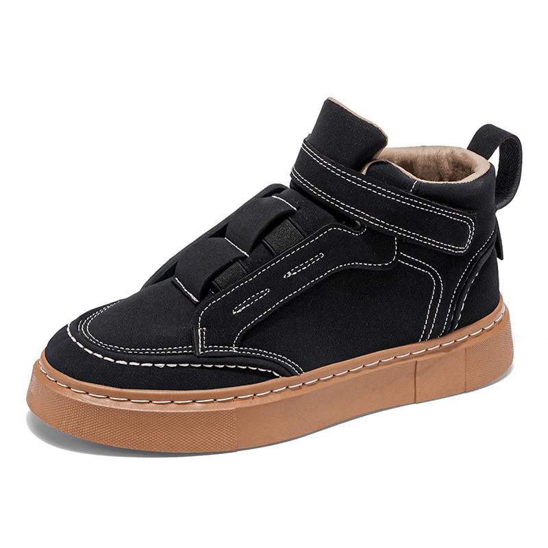 Модная осень-зима дешевая обувь для мужчин модная обувь цвета хаки с высоким берцем мужская удобная обувь на платформе повседневная мужская обувь Zapatos Hombre